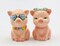 Hand Painted Ceramic Happy Pigs Salt And Pepper Shakers, Home Décor, Gift for Her, Gift for Mom, Kitchen Décor, Farmhouse Decor